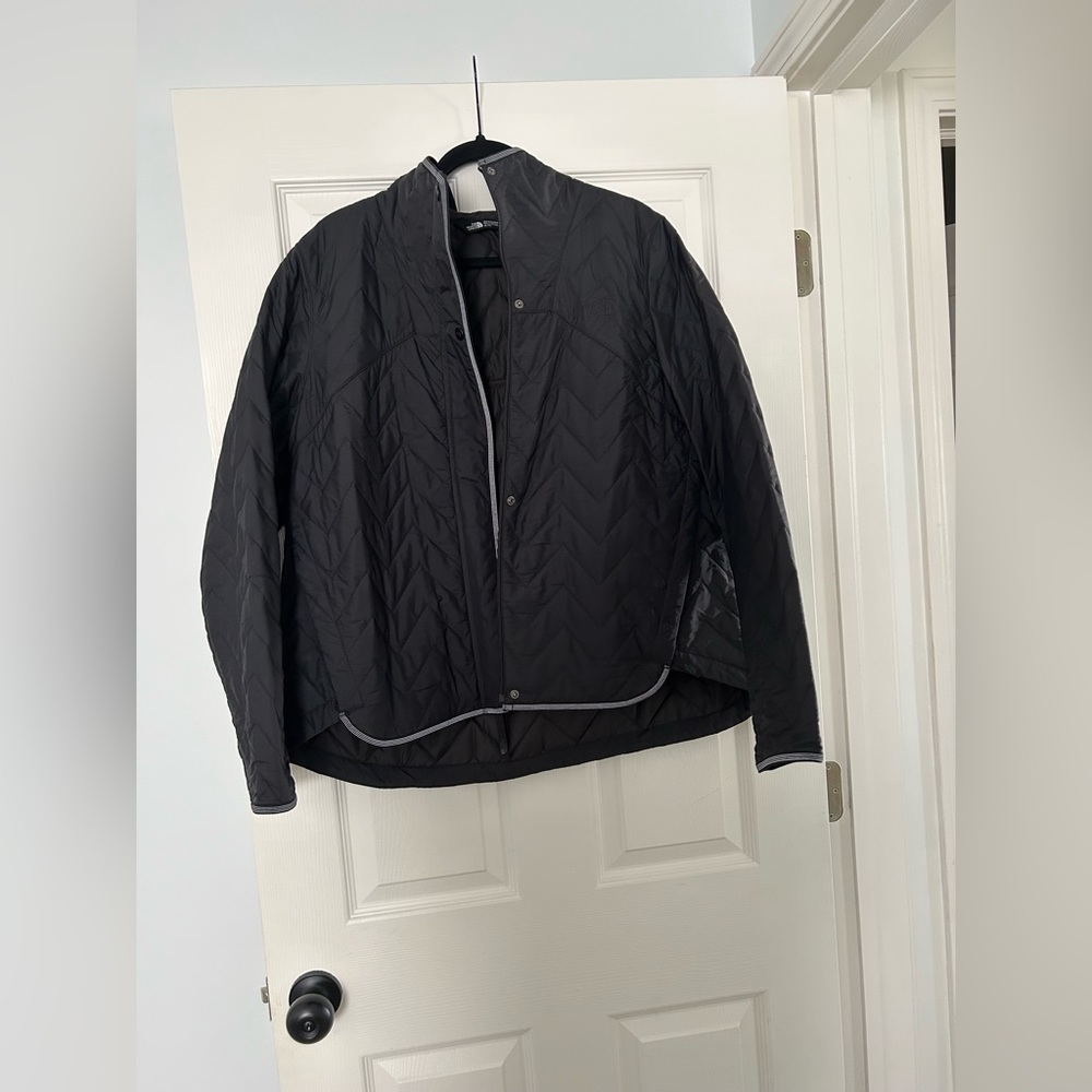 The north face lightweight jacket; like new; black XL; $60
